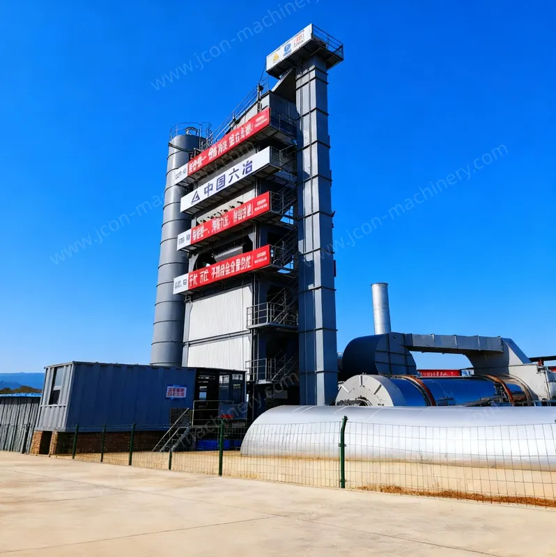 Planta de mezcla asfáltica de ciclo discontinuo forzado