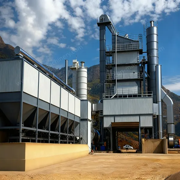 Planta de mezcla asfáltica ecológica de ciclo discontinuo forzado
