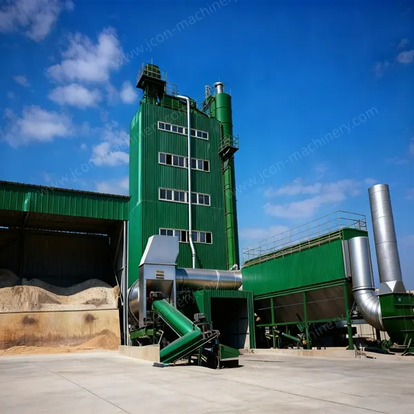 Planta de mezcla asfáltica ecológica de ciclo discontinuo forzado