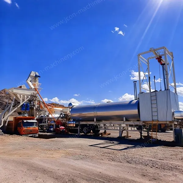 Planta de mezcla asfáltica móvil de dosificación
