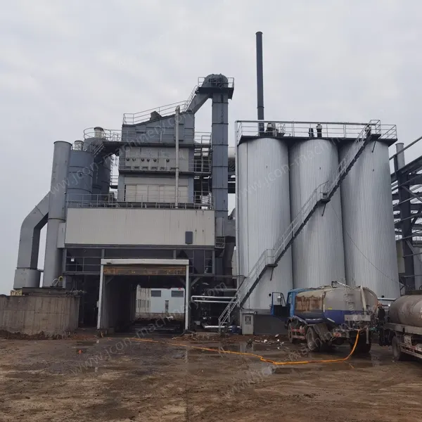 Planta integrada de mezcla asfáltica de ciclo forzado